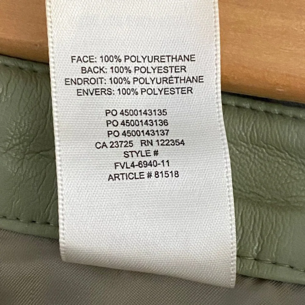 Wilfred Melina Vegan Leather Pant Sage Frost - Picture 13 of 14